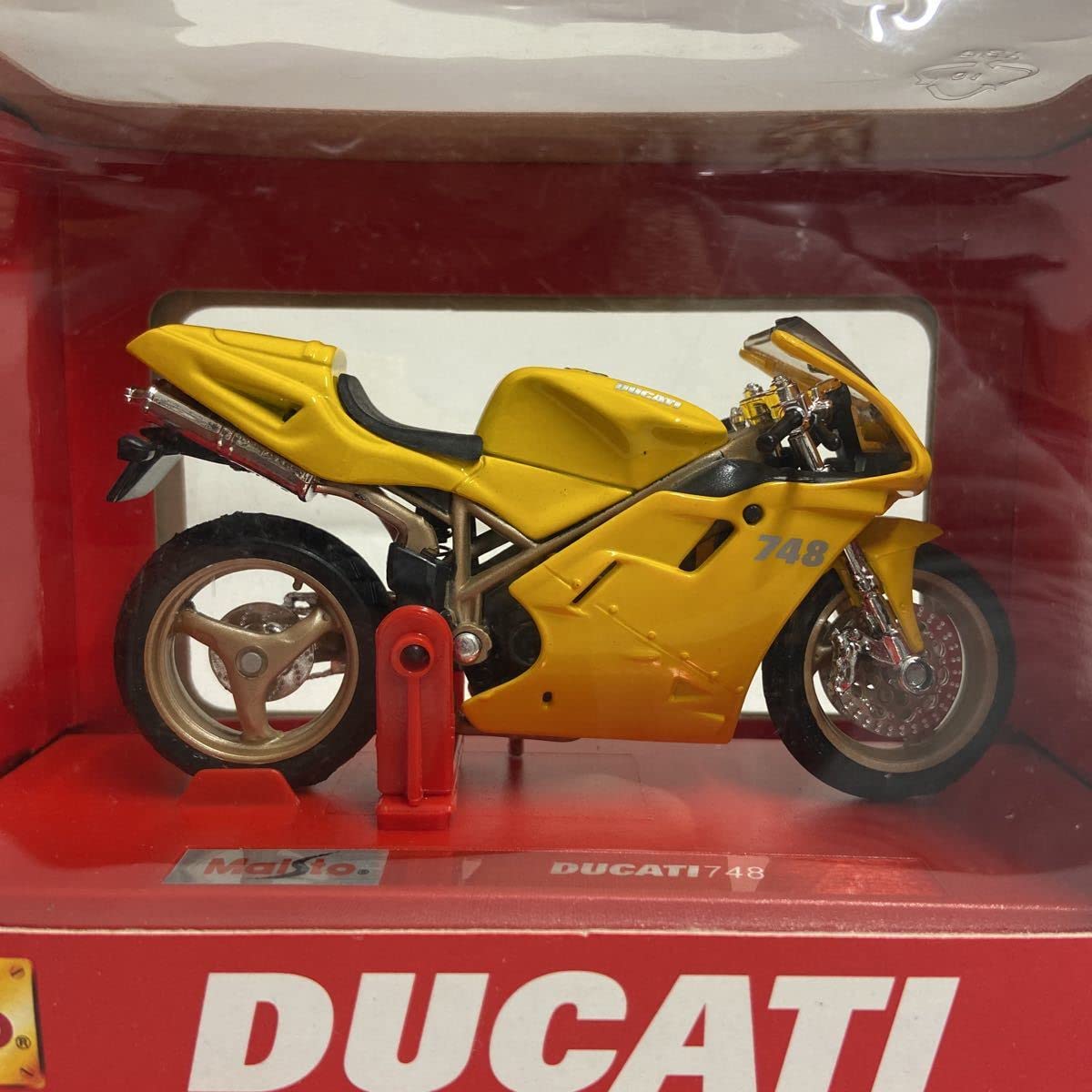 Amazon | Maisto 1/18 DUCATI 748 Yellow マイスト ドゥカティ